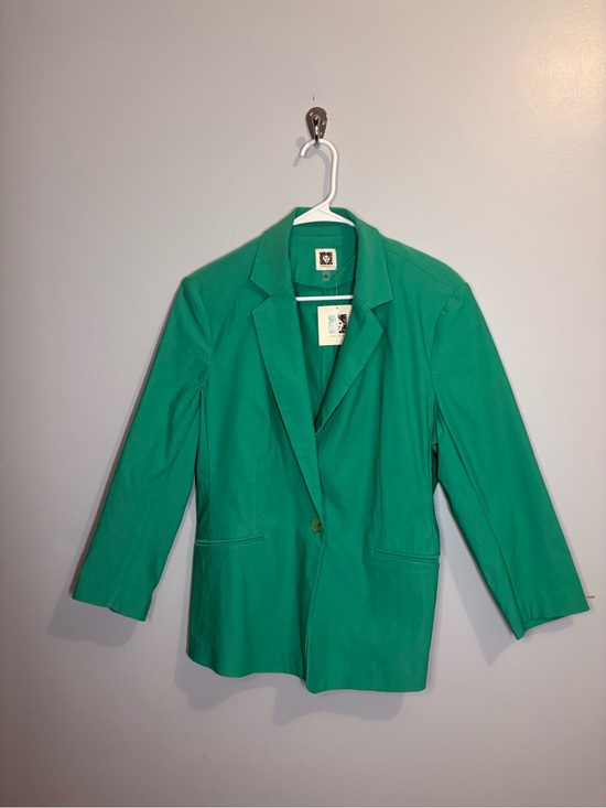 Anne Klein Jackets & Blazers - Brand New Anne Klein Green Women's Single-Button Blazer Jacket Large Business